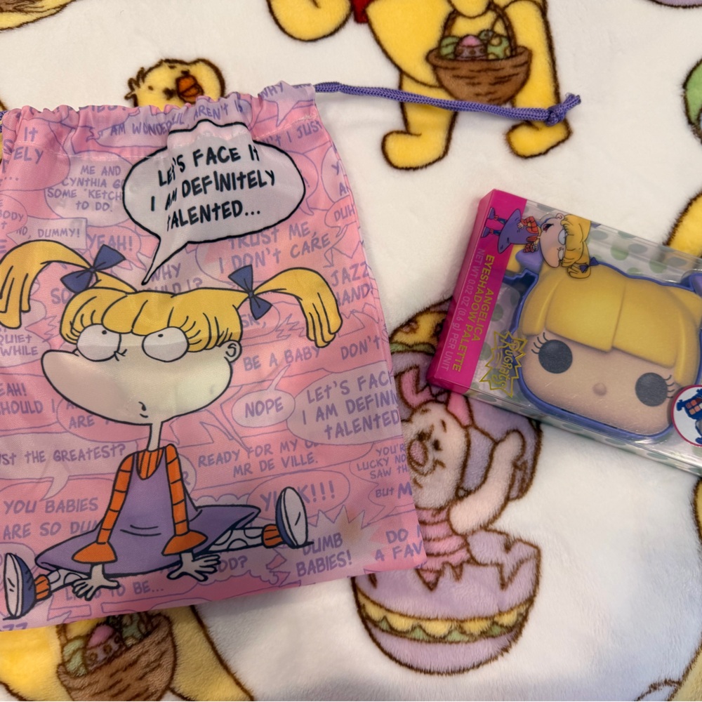 Rugrats Angelica Drawstring Bag  and Eyeshadow Palette